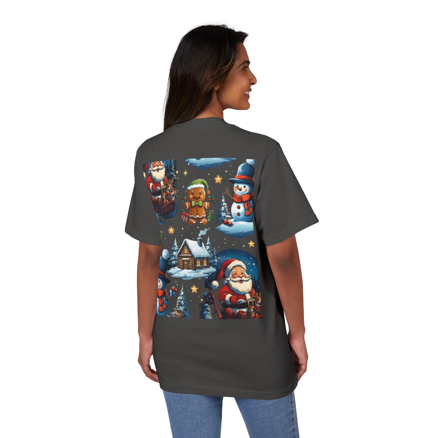 Unisex Garment-Dyed Drop-Shoulder T-Shirt