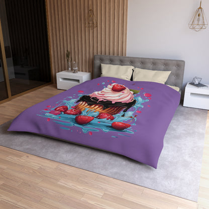 Sweet Treat Microfiber Duvet Cover - Whimsical Cupcake Design for Cozy Home Decor, Cute Bedding, Dessert Lovers Gift, Bedroom [...]