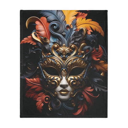 Intricate Art Blankets for Cozy Décor, Unique Gifts for Art Lovers, Decorative Throw, Two-Sided Design, Halloween, Winter Warmth