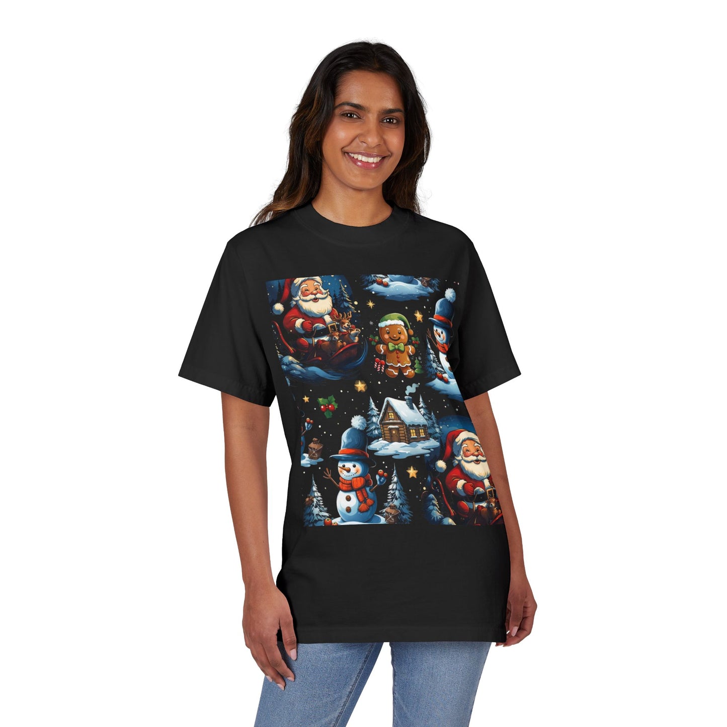 Unisex Garment-Dyed Drop-Shoulder T-Shirt