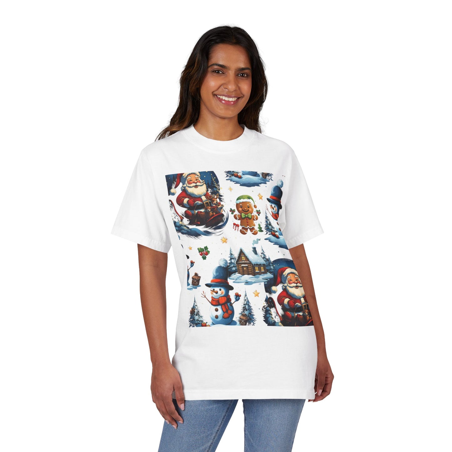 Unisex Garment-Dyed Drop-Shoulder T-Shirt