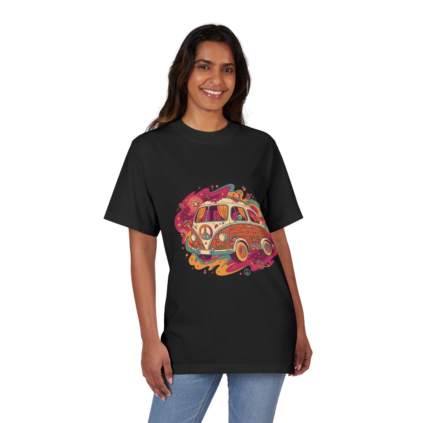 Unisex Garment-Dyed Drop-Shoulder T-Shirt