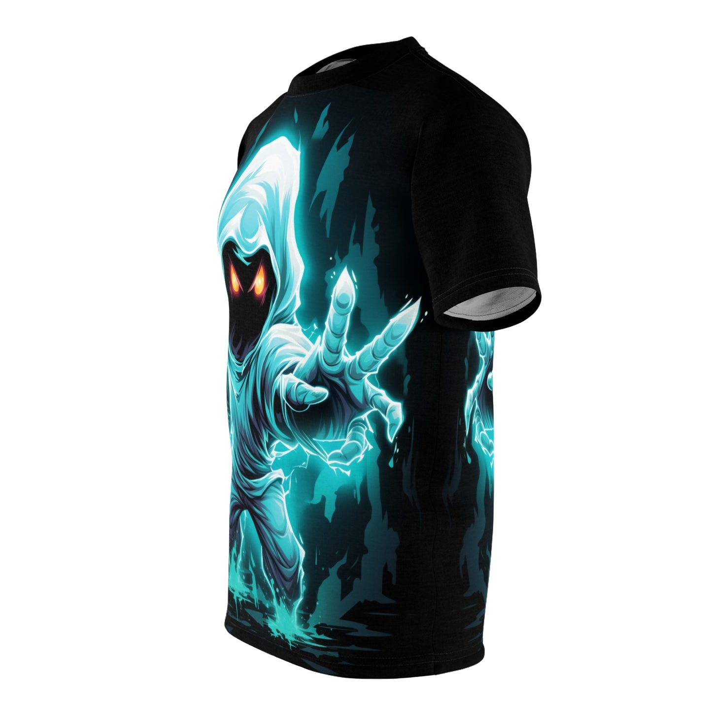 Mystic Hooded Spirit Tee — Glowing Phantom Graphic Shirt