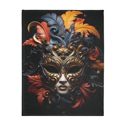 Intricate Art Blankets for Cozy Décor, Unique Gifts for Art Lovers, Decorative Throw, Two-Sided Design, Halloween, Winter Warmth