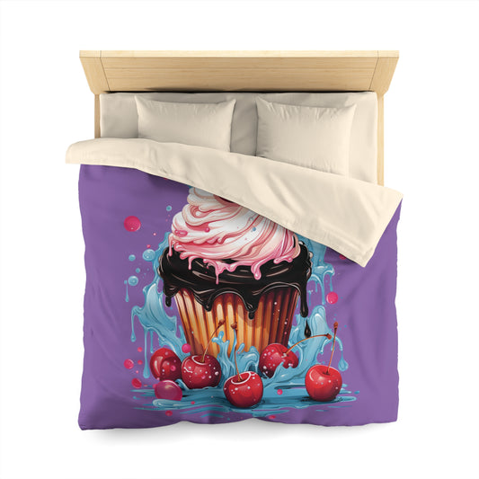 Sweet Treat Microfiber Duvet Cover - Whimsical Cupcake Design for Cozy Home Decor, Cute Bedding, Dessert Lovers Gift, Bedroom [...]