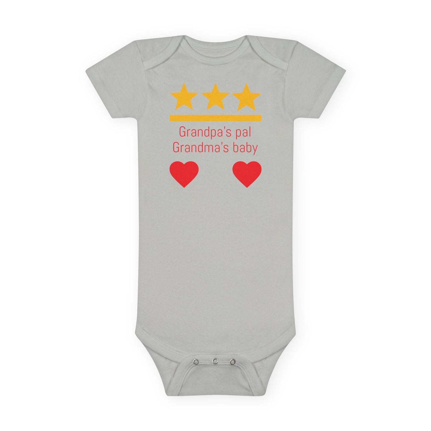 Baby Onesie with Heart Design - Perfect Gift for New Parents, Baby Shower, or Grandparents