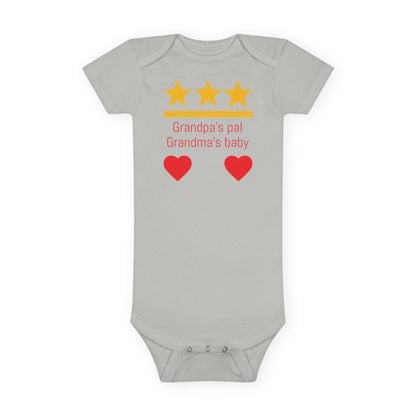 Baby Onesie with Heart Design - Perfect Gift for New Parents, Baby Shower, or Grandparents