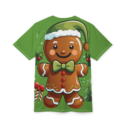 Santa Claus All-Over Print Tee — Vintage Cheer Christmas T-Shirt