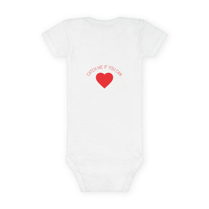 Baby Onesie with Heart Design - Perfect Gift for New Parents, Baby Shower, or Grandparents