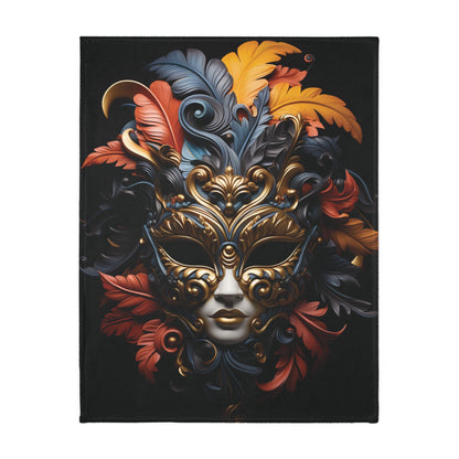 Intricate Art Blankets for Cozy Décor, Unique Gifts for Art Lovers, Decorative Throw, Two-Sided Design, Halloween, Winter Warmth