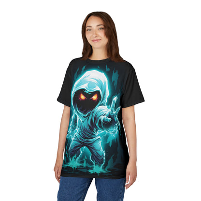 Mystic Hooded Spirit Tee — Glowing Phantom Graphic Shirt
