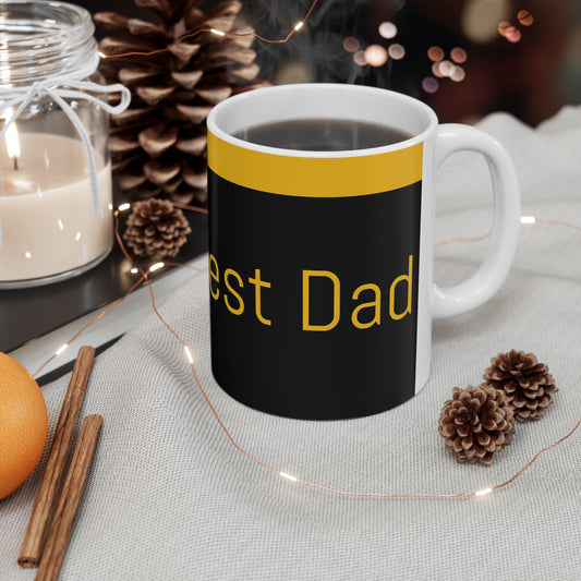 World's Best Dad Ceramic Mug | Gift for Father's Day, Birthday, Coffee Lovers, Personalized Dishwasher Safe