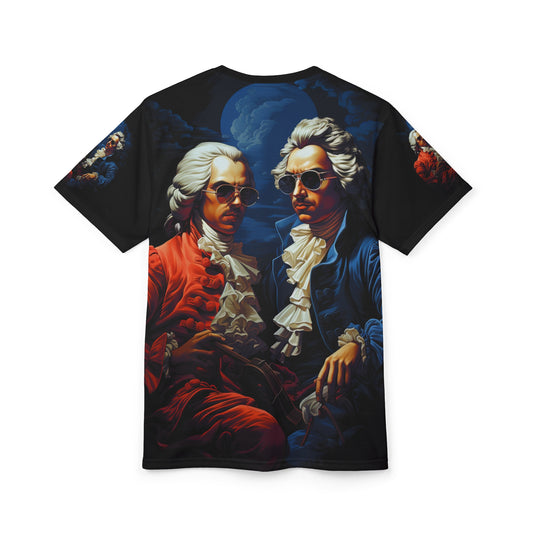 Vintage Baroque Portrait Tee — Dual Gentlemen Design