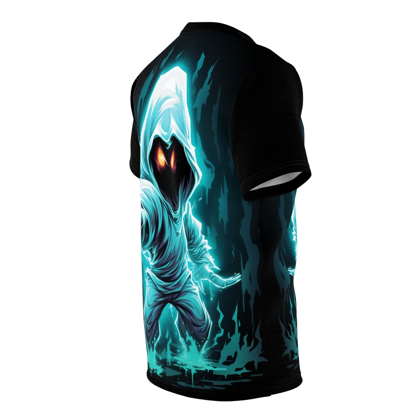 Mystic Hooded Spirit Tee — Glowing Phantom Graphic Shirt