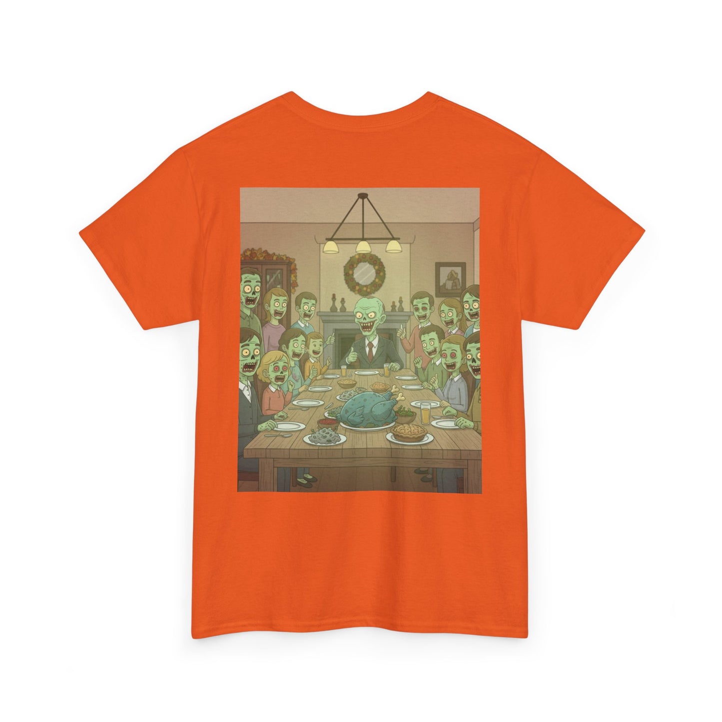 Zombie Feast Unisex Tee | Funny Graphic T-Shirt for Halloween, Horror Lovers, Unique Gift, Casual Wear, Party Shirt