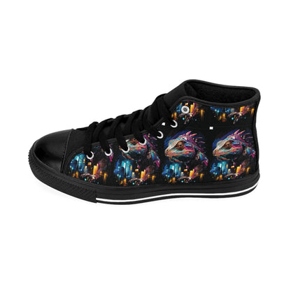 Vibrant High-Top Sneakers for Art Lovers, Unique Fashion, Casual Footwear, Trendy Statement Shoes, Creative Gifts, Festival Shoes
