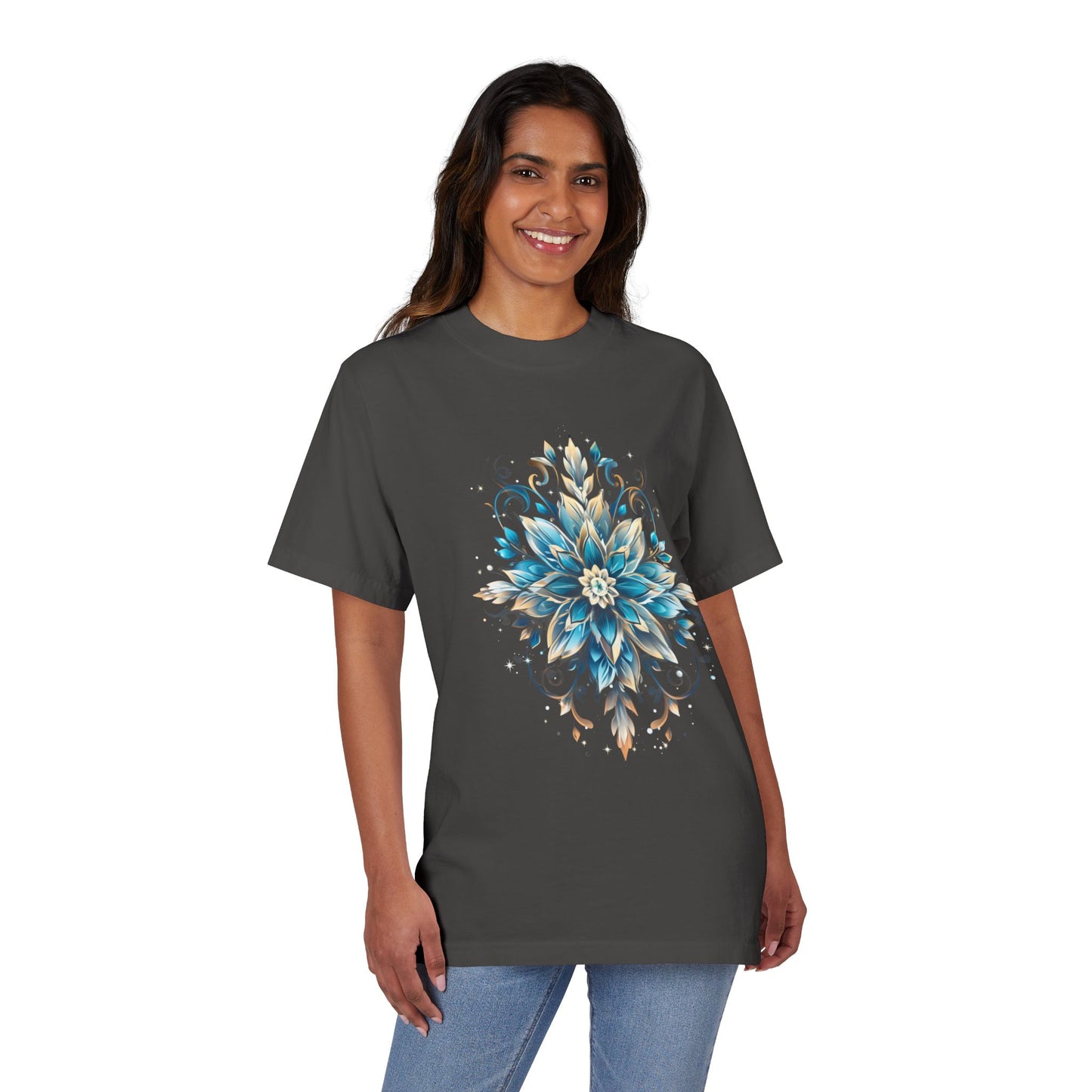 Unisex Garment-Dyed Drop-Shoulder T-Shirt