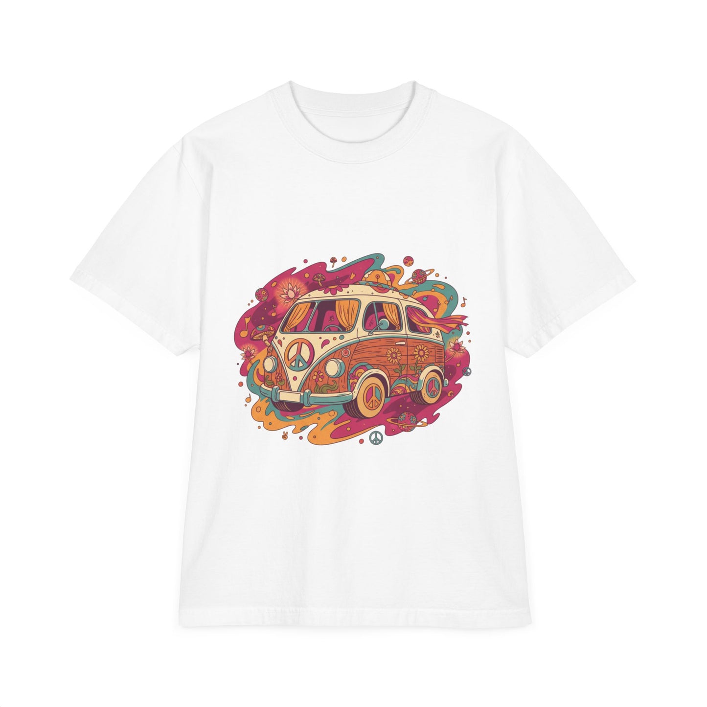 Unisex Garment-Dyed Drop-Shoulder T-Shirt