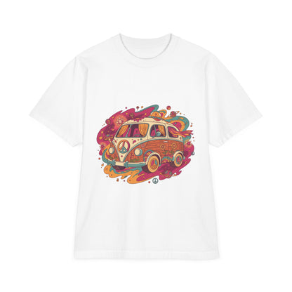 Unisex Garment-Dyed Drop-Shoulder T-Shirt